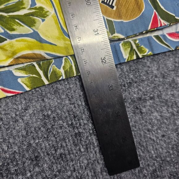 Vintage Paradise Found Hawaiian Shirt Mens 2XL Guitars Floral Made In Hawaii - Picture 8 of 8